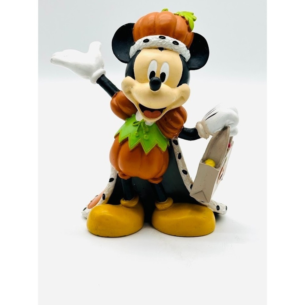 Disney Mickey Mouse Halloween Pumpkin Figurine Trick Or Treat‎ Collectible Decor